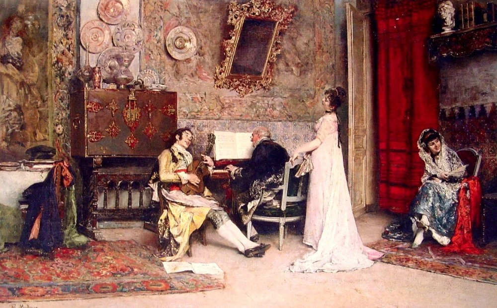 Raimundo Madrazo - La lezione di musica
